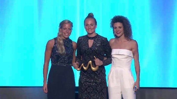 Grytsje van den Berg tweede op Beachsoccer prijsuitreiking