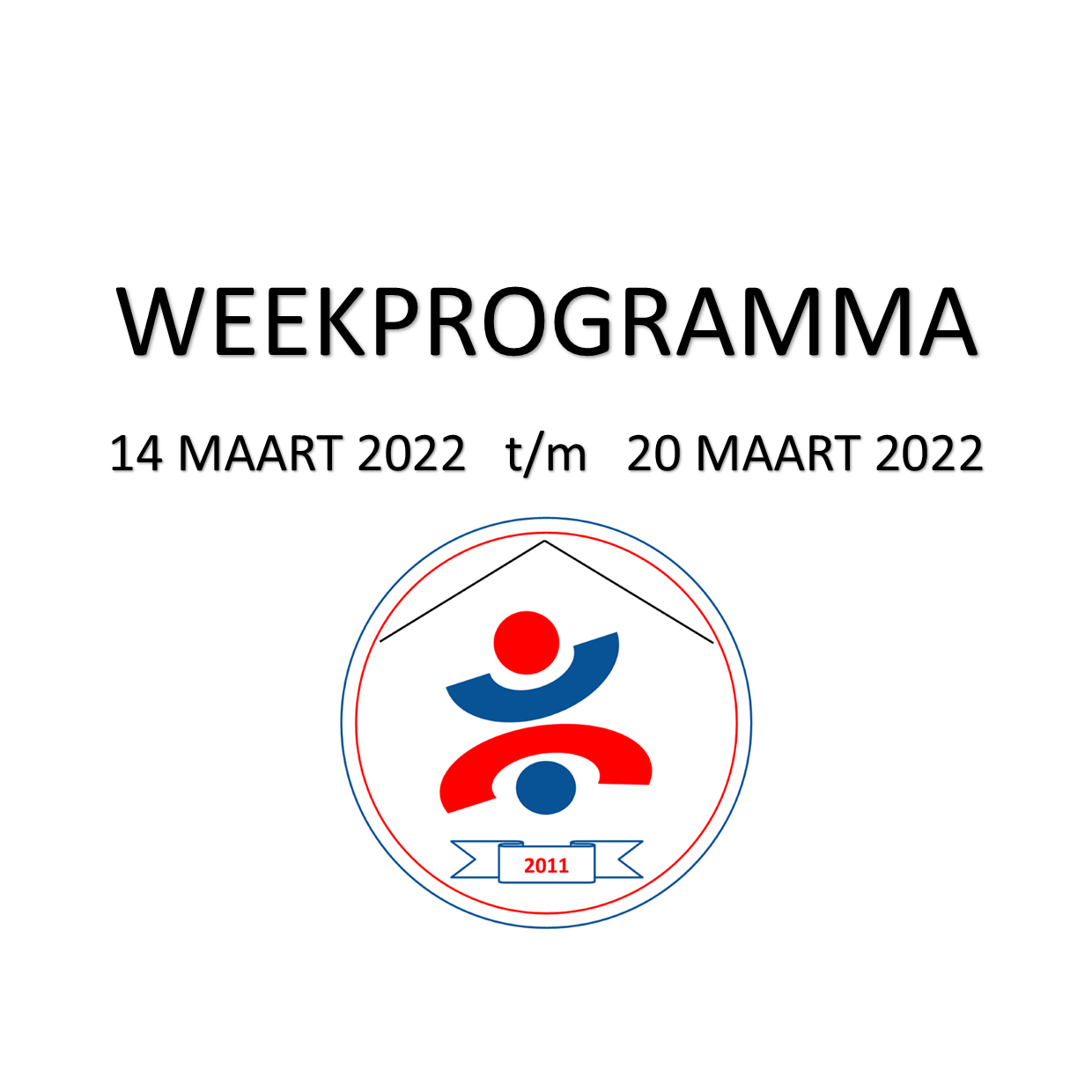 Weekprogramma, maandag 14 maart t/m zondag 20 maart 2022
