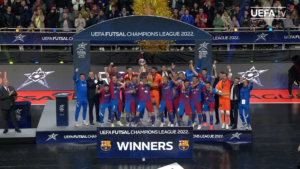 FC Barcelona wint UEFA Futsal Champions League (incl. VIDEO)
