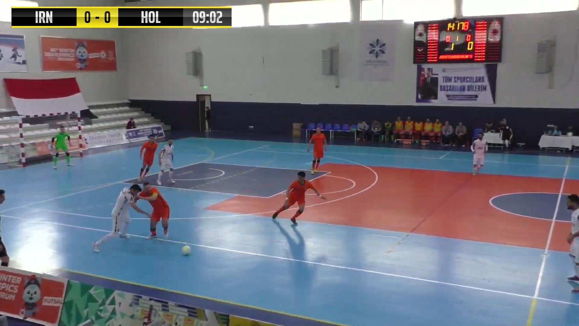 Oranje Doven Futsal verliest kansloos van regerend wereldkampioen Iran (incl. VIDEO)